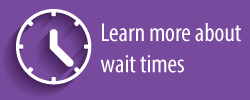 Learn more about wait times