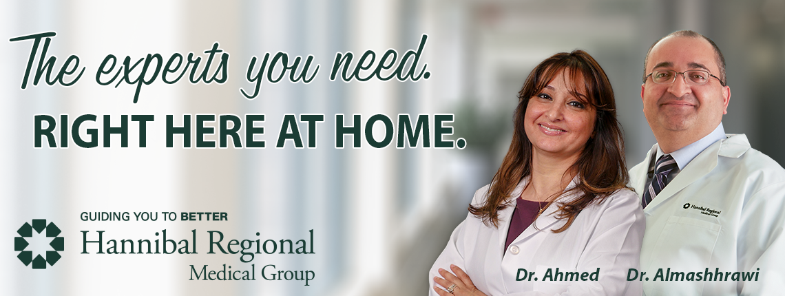 The experts you need. Right here at home. Hannibal Regional Medical Group - Gastroenterologists